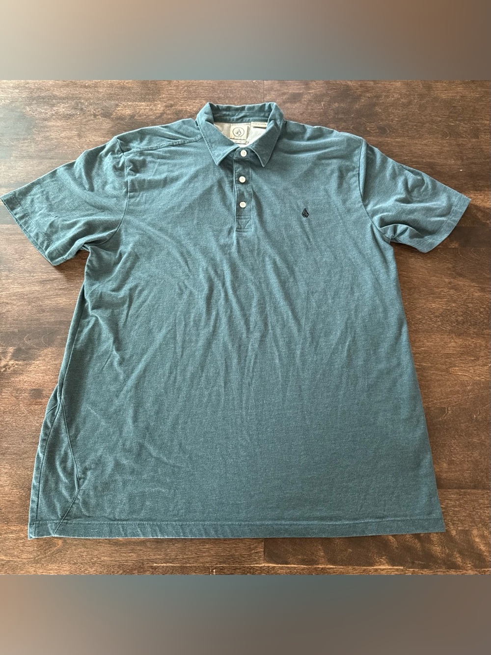 Volcom Men’s Teal Green Polo Shirt